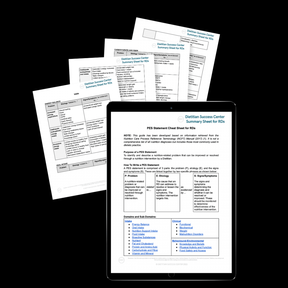 Free PES Statement Cheat Sheet