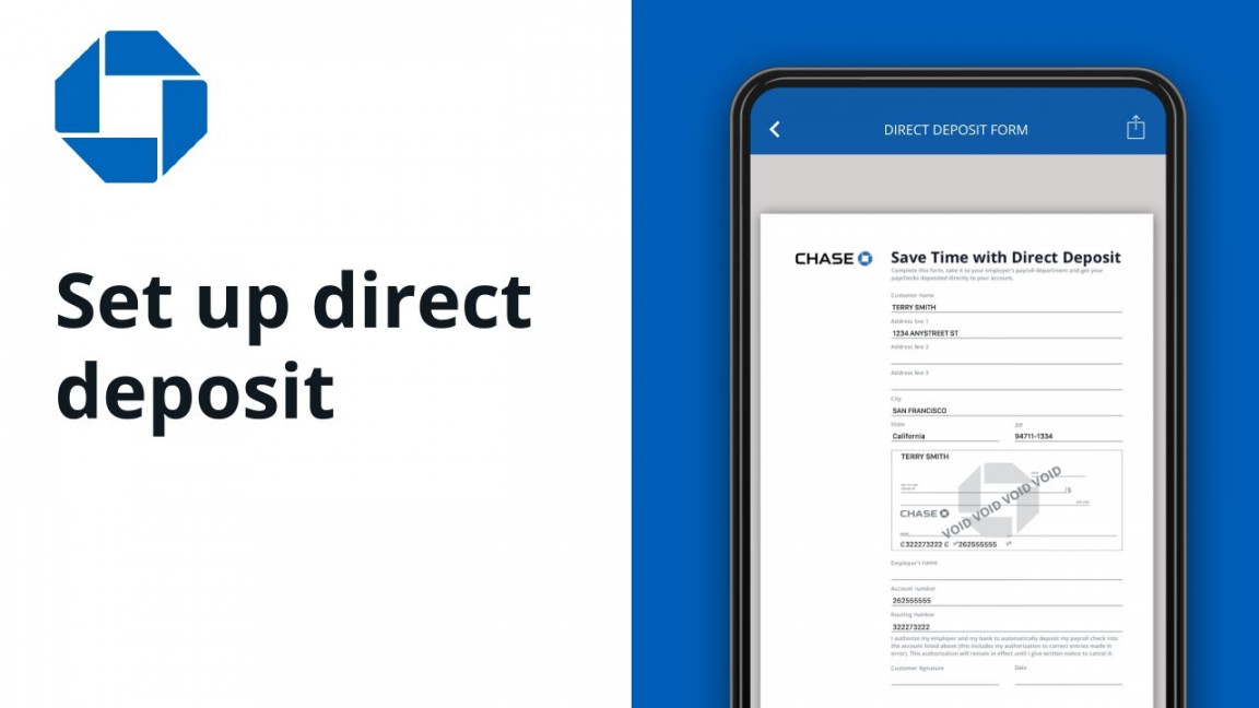 How to Find Your Direct Deposit Information  Chase Mobile® app