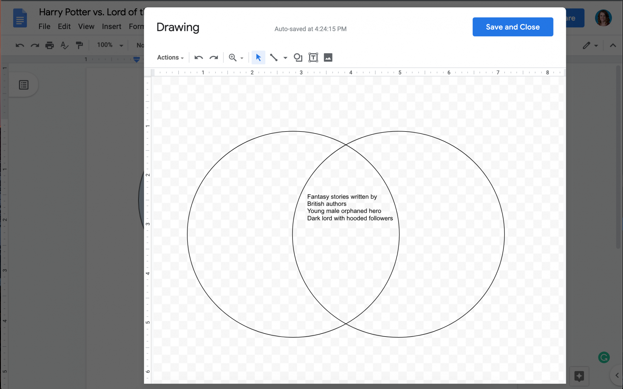 How to Make a Venn Diagram in Google Docs  Lucidchart