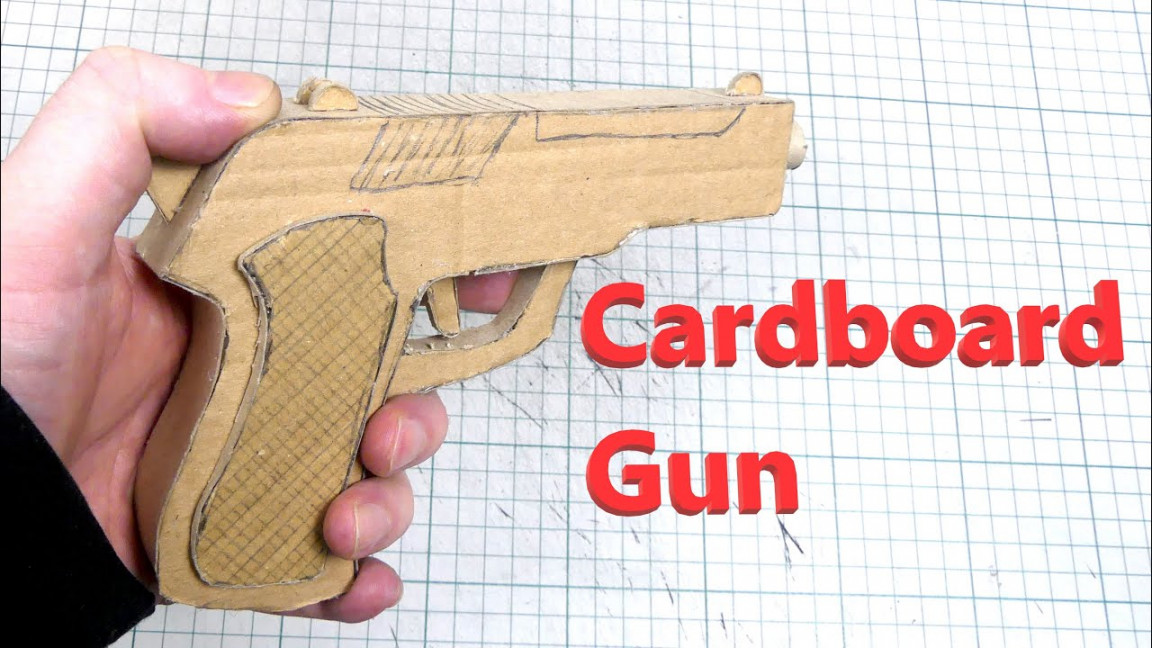 How to make Simple DIY Cardboard Gun