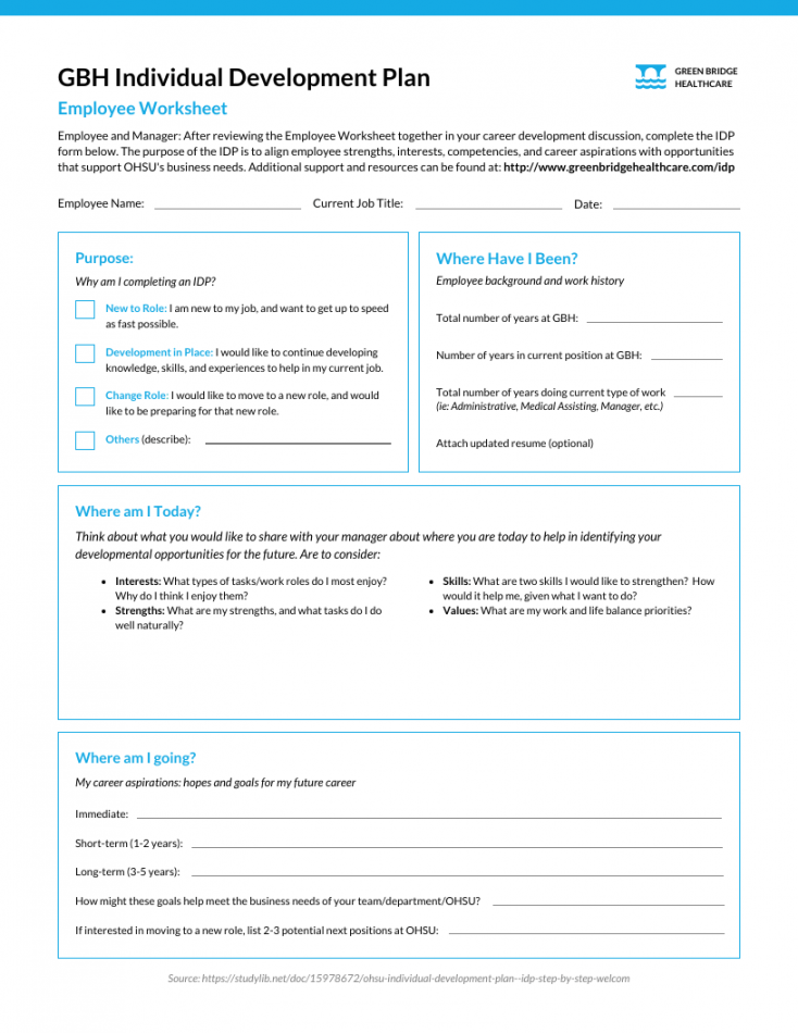 Individual Development Plan:  IDP Templates & Examples - Venngage