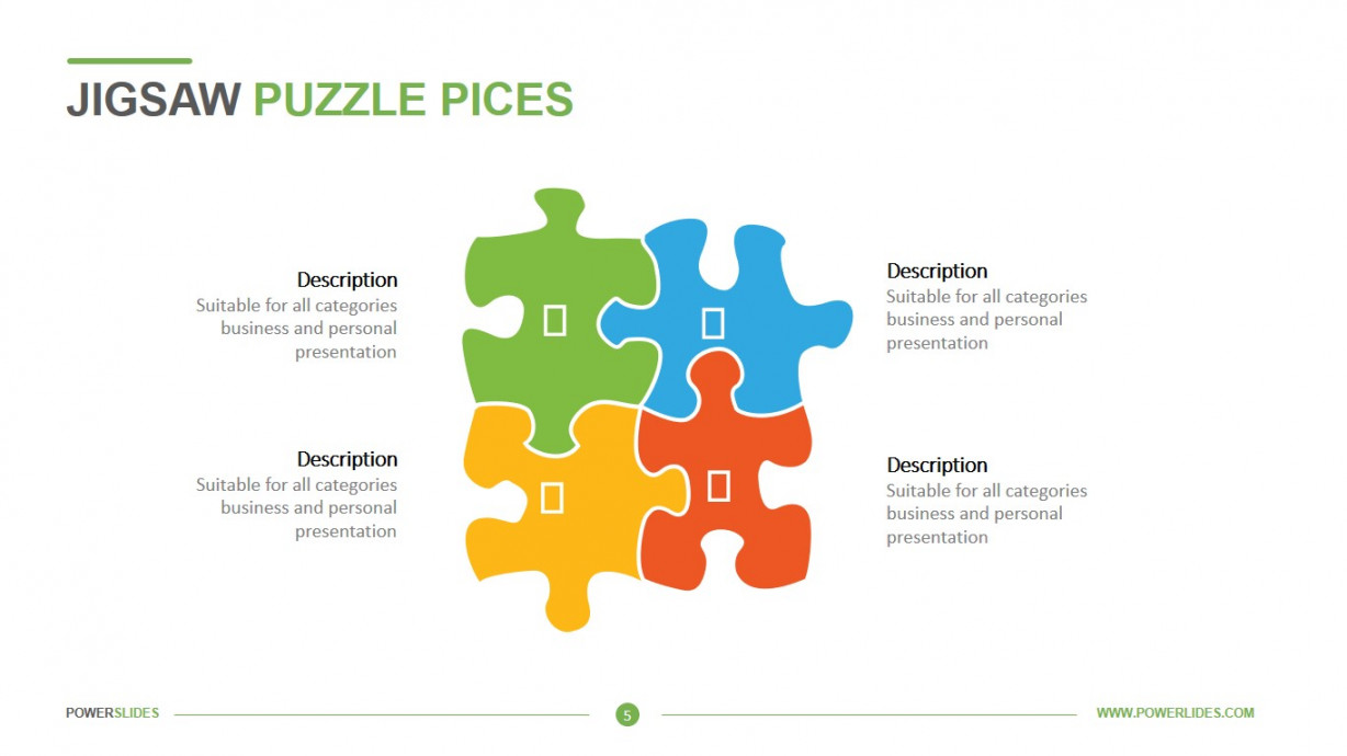 Jigsaw Puzzle Pieces Template  Download Now  PowerSlides™