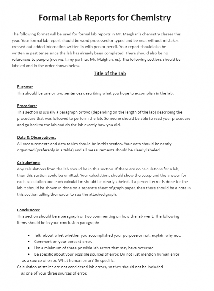 Lab Report Example Chemistry  EdrawMax  EdrawMax Templates