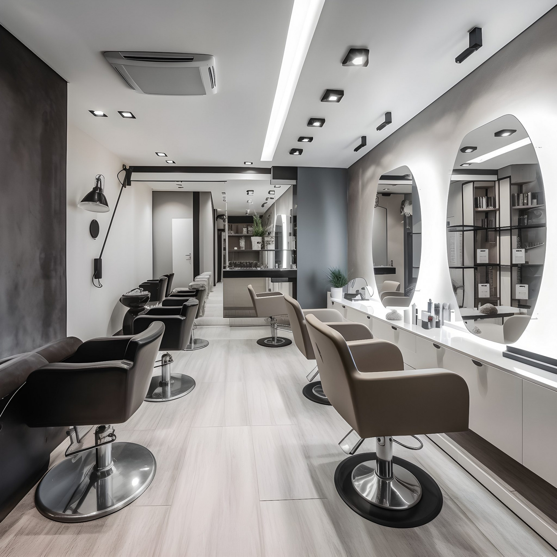 Low Budget Beauty Salon Interior Design Idea