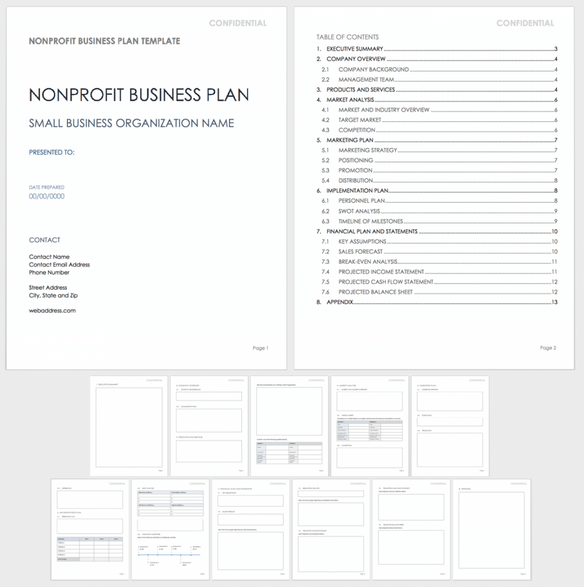 Nonprofit Business Plan Templates  Smartsheet