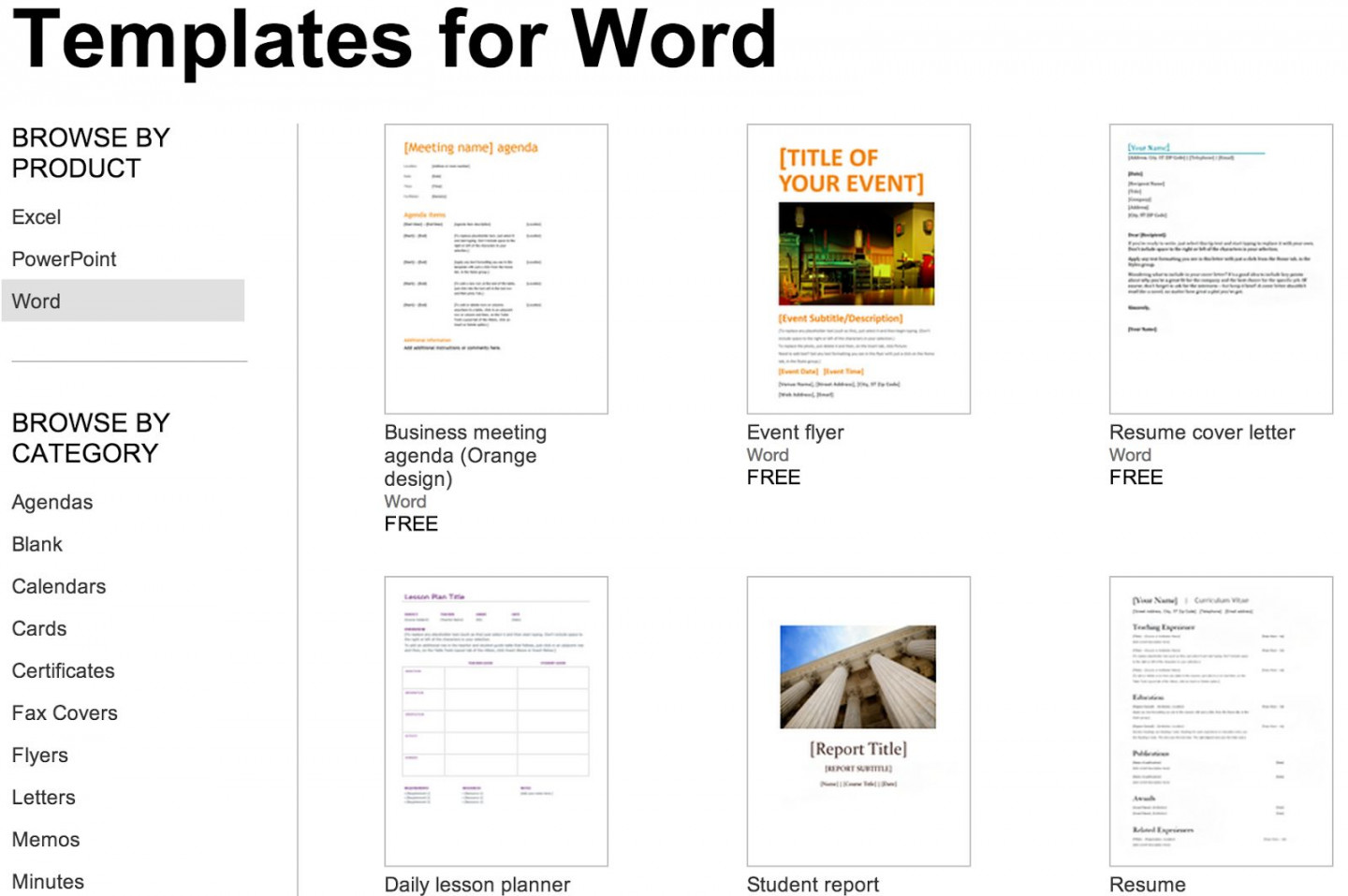 Over  Free Microsoft Office Templates & Documents For Hours Of