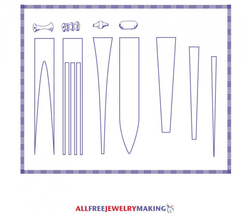 Paper Bead Pattern Printable  AllFreeJewelryMaking