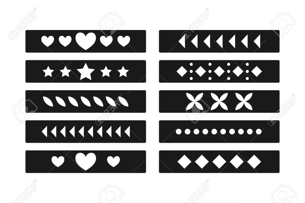 Patterned Bracelet Template