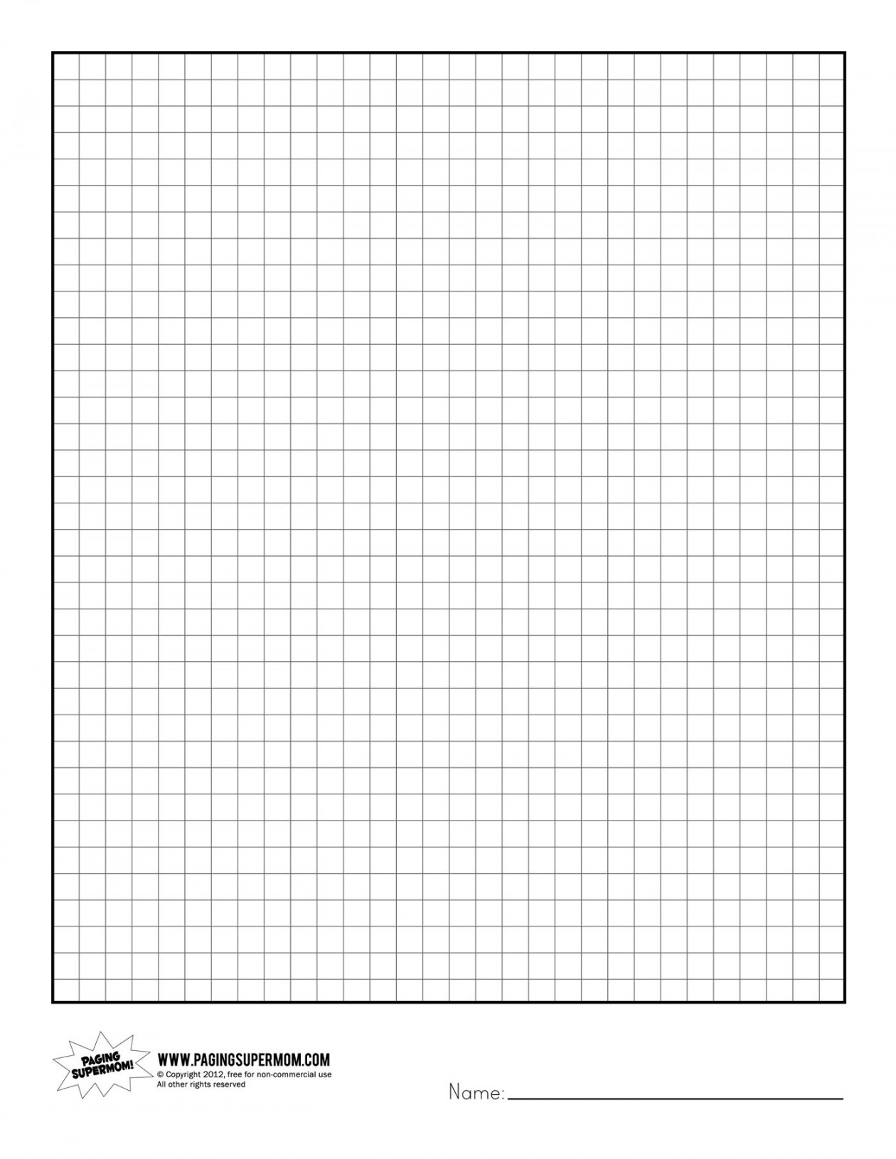 Printable Graph Paper  Printable graph paper, Free paper