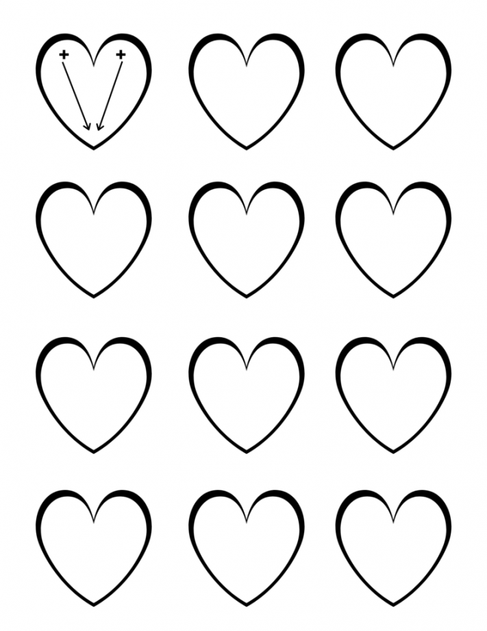 printable macaron template hearts  Macaron template, Macaroon