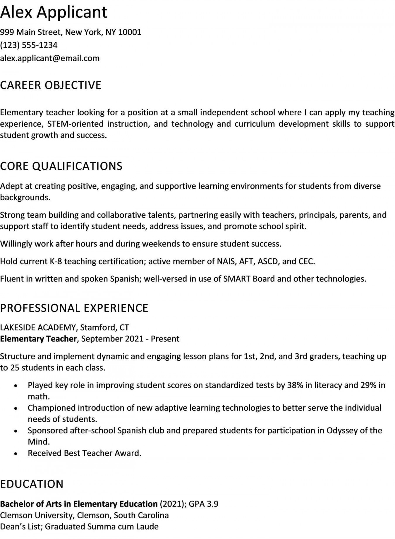 Resume Objective Examples and Writing Tips