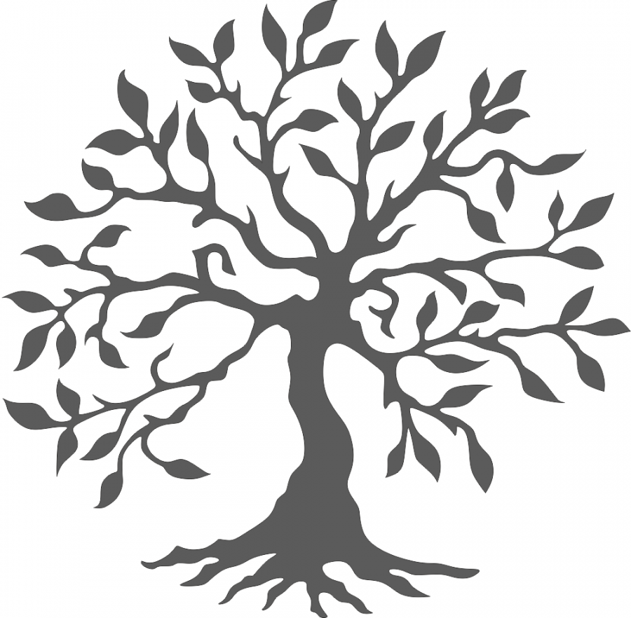 Silhouette Tree Of Life Free Vector cdr Download - axis