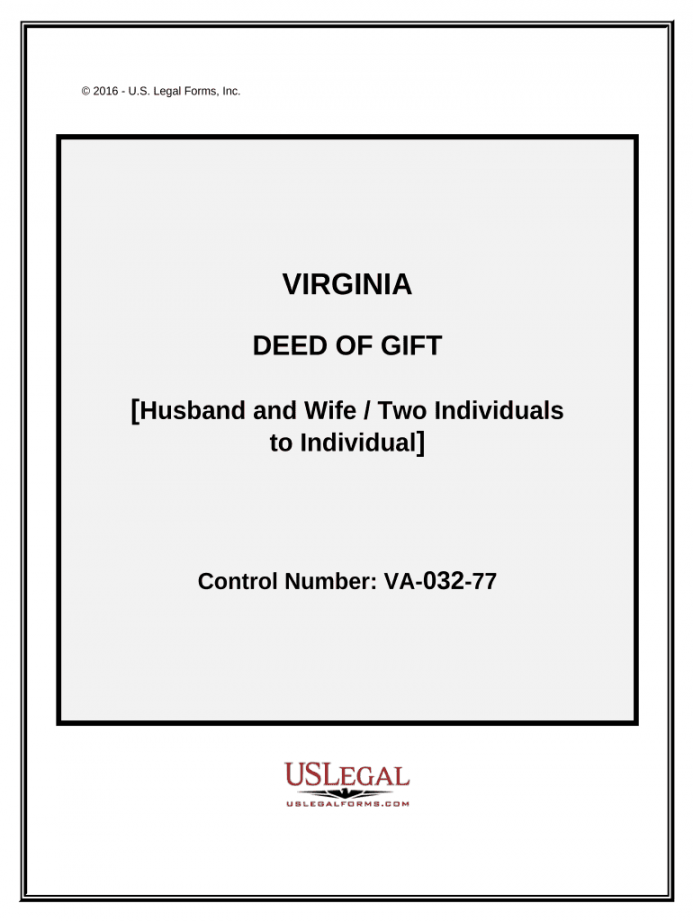 Virginia deed of gift template: Fill out & sign online  DocHub