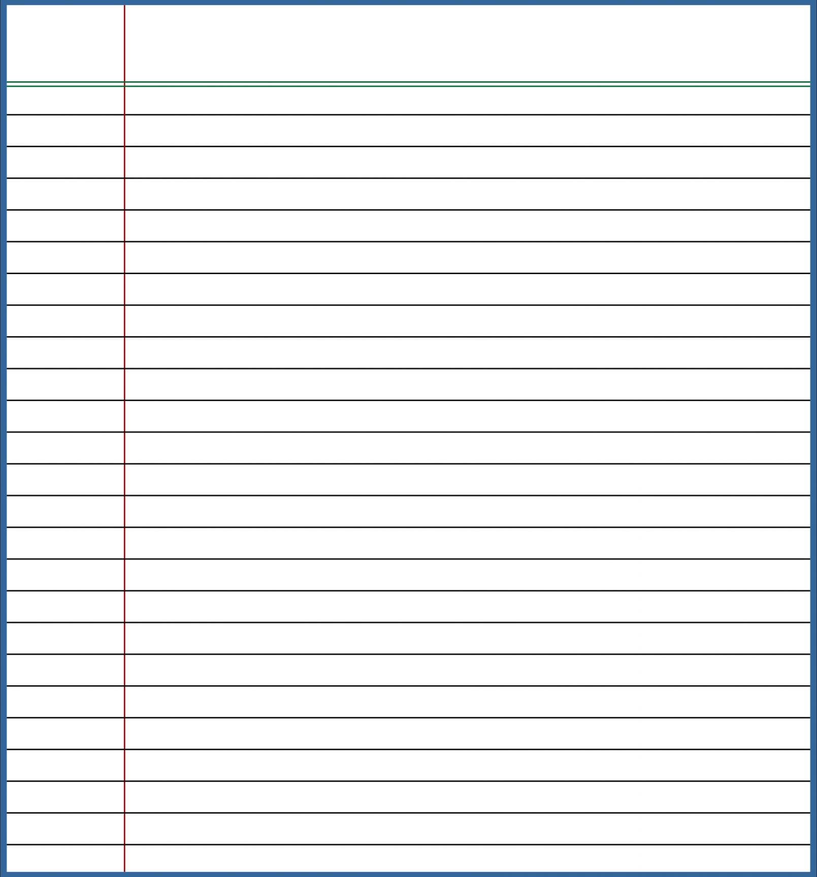 Blank Lined Writing Paper Printable  Lined writing paper, Ruled