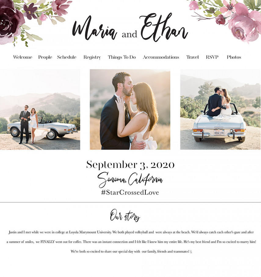 Free Wedding Website & Templates  Wedding Chicks