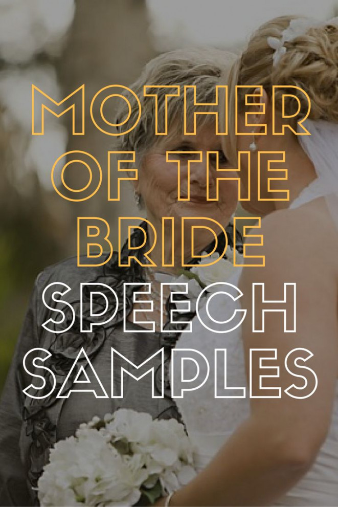 Mother Of The Bride Speech Guide with Examples  Wedding Speeches