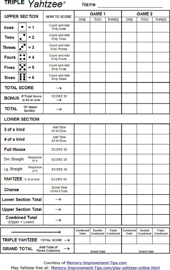 Pin on GAME Score Sheets