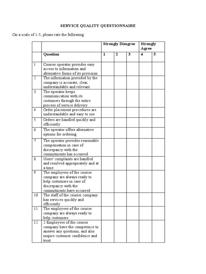 Point Likert Scale Survey  PDF  Courier  Accuracy And Precision