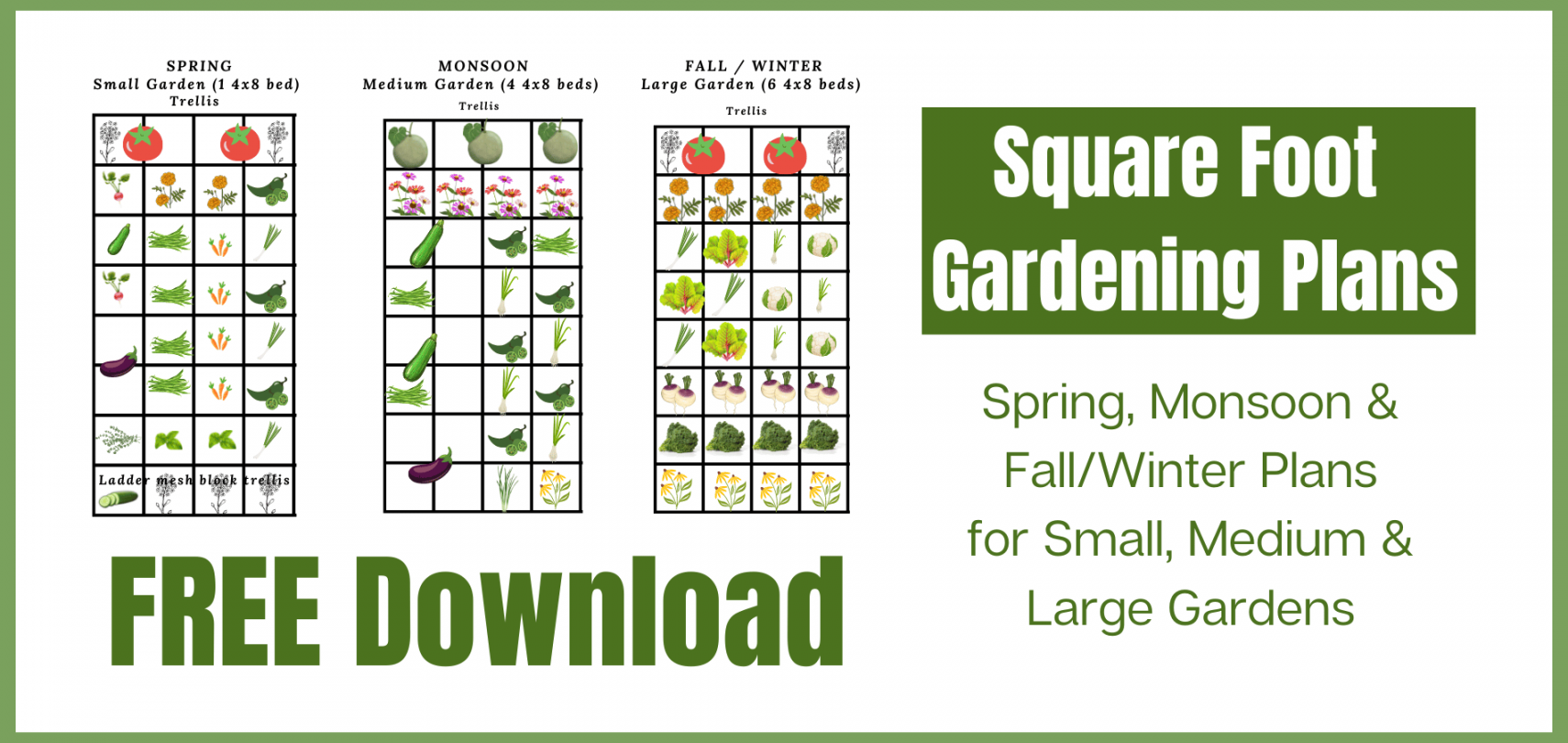 Download Square Foot Gardening Plans - Growing In The Garden