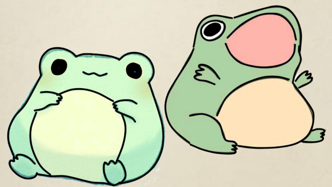 easy drawing  cute frog drawing  filfel drawings