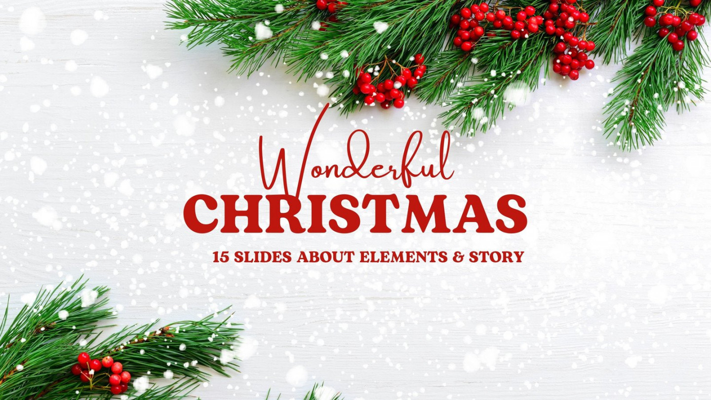 Free customizable Christmas presentation templates  Canva