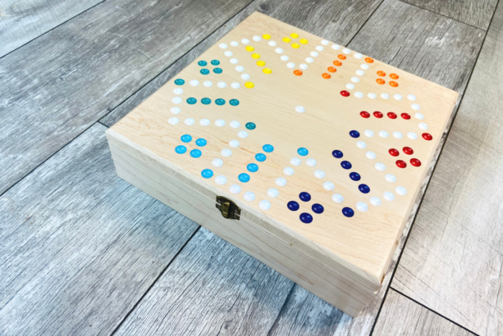 How to Make an Aggravation Board Game with Marble Storage – The