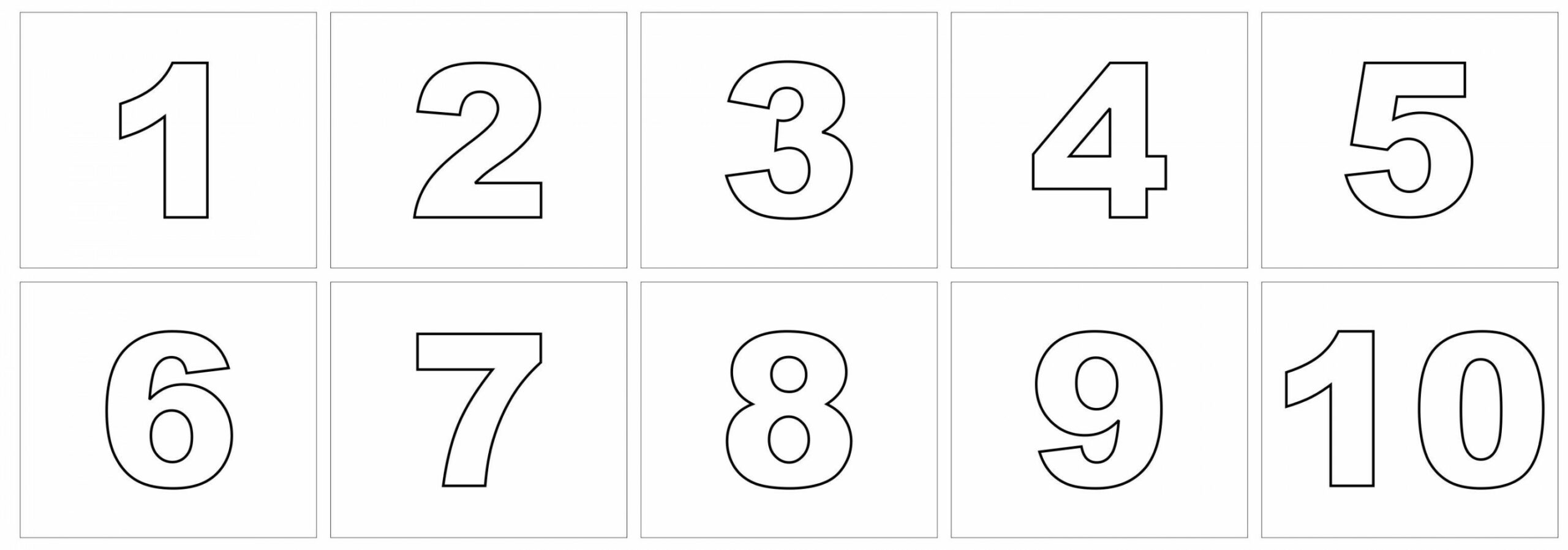 Printable Numbers  0  Printable numbers, Large printable