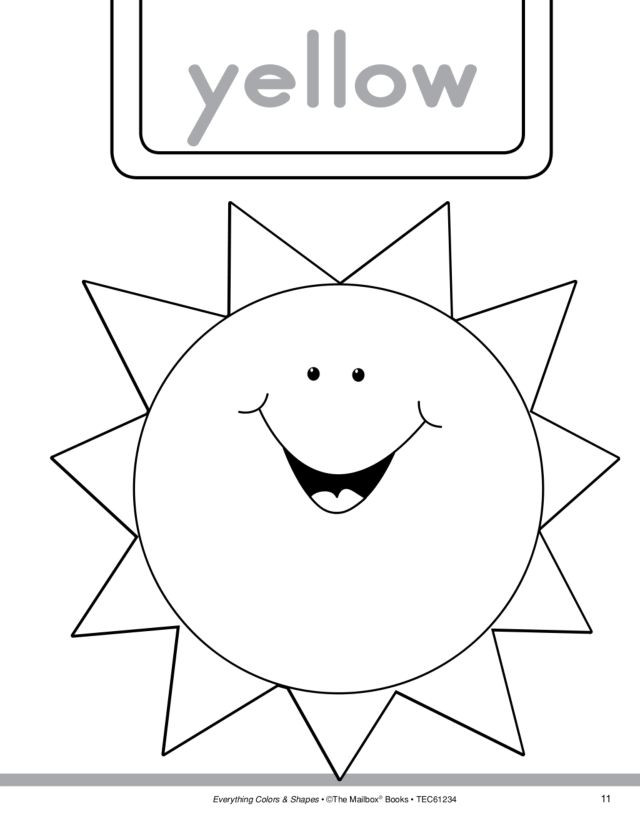 Yellow Worksheet For Preschool 32