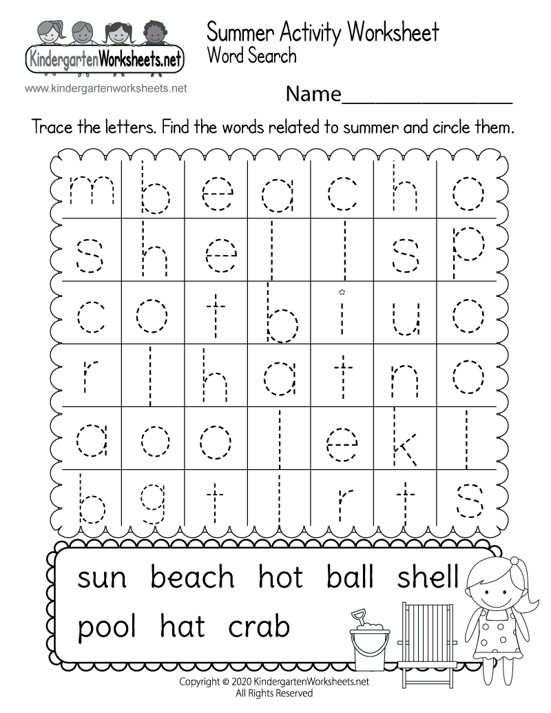 Best 45 Summer Worksheets For Preschool Free Printables Ideas 32