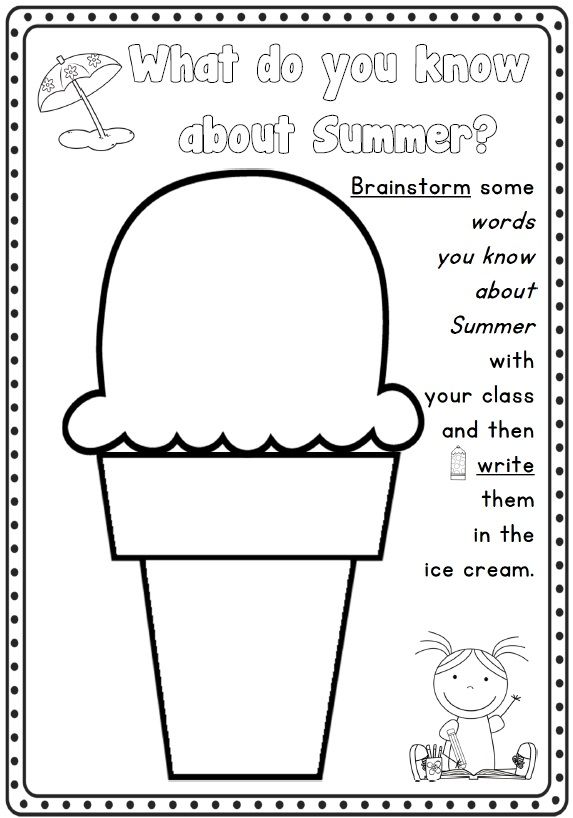 Best 45 Summer Worksheets Prek Ideas 12