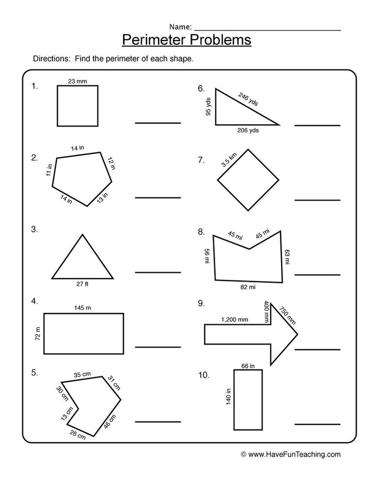 20 Area And Perimeter Worksheets Irregular Shapes