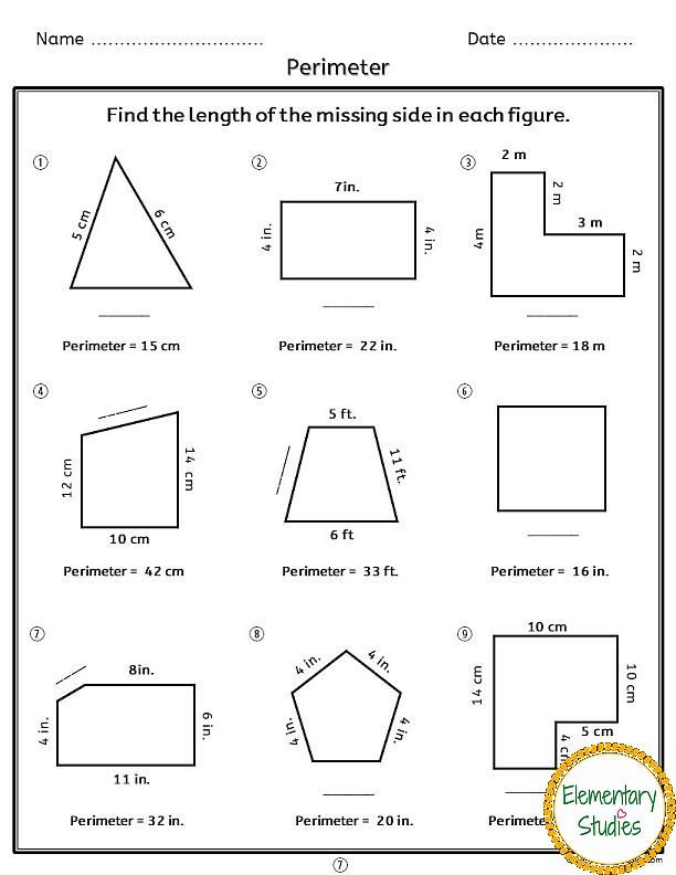 20 Area And Perimeter Worksheets Irregular Shapes