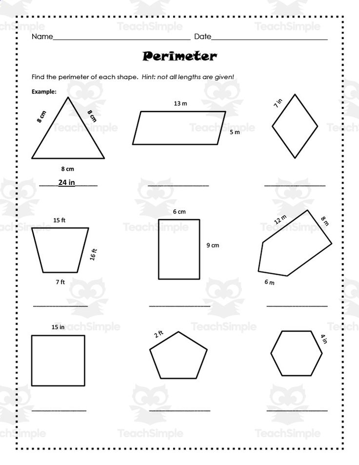 20 Area And Perimeter Worksheets Irregular Shapes