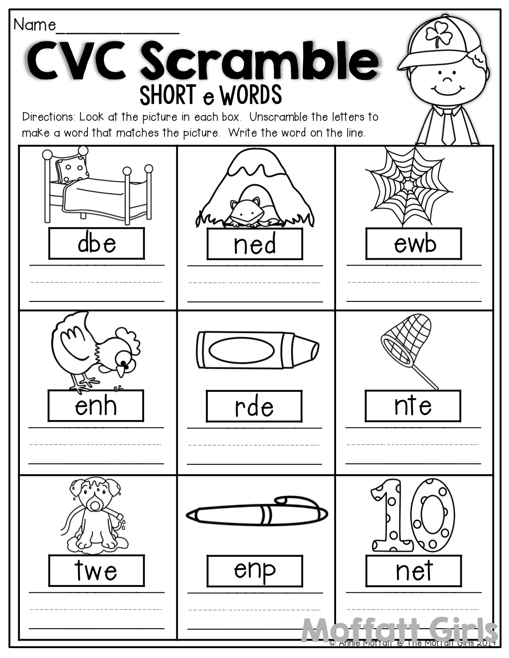 20 Cvc I Words Worksheets Kindergarten