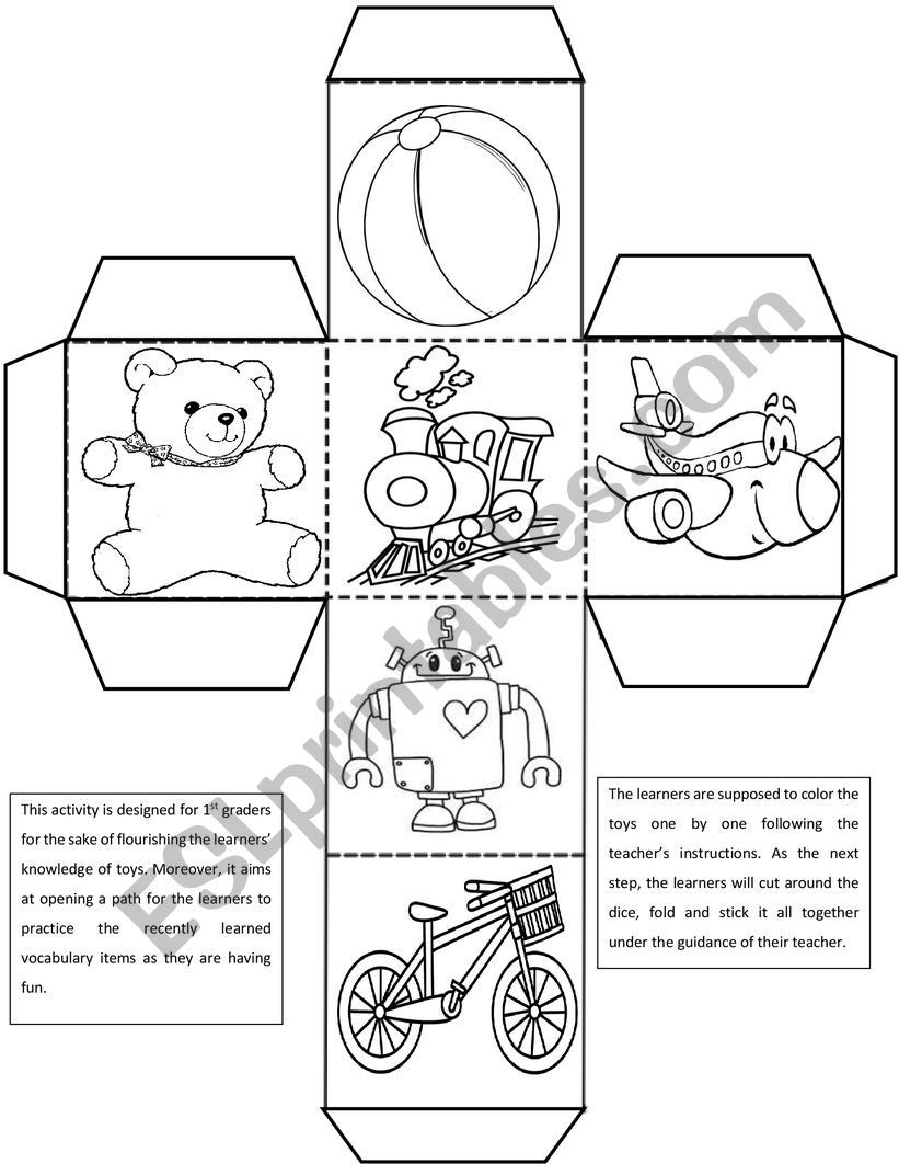 20 English Worksheets For Kindergarten Toys