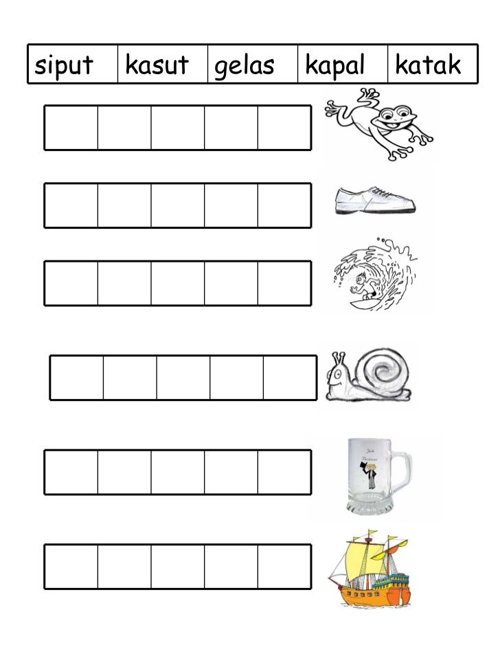 20 Kindergarten Worksheets Bahasa Melayu