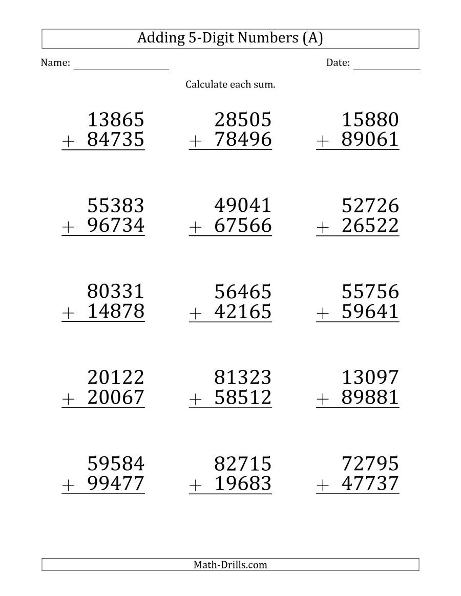 30 6 Digit Addition And Subtraction Worksheets