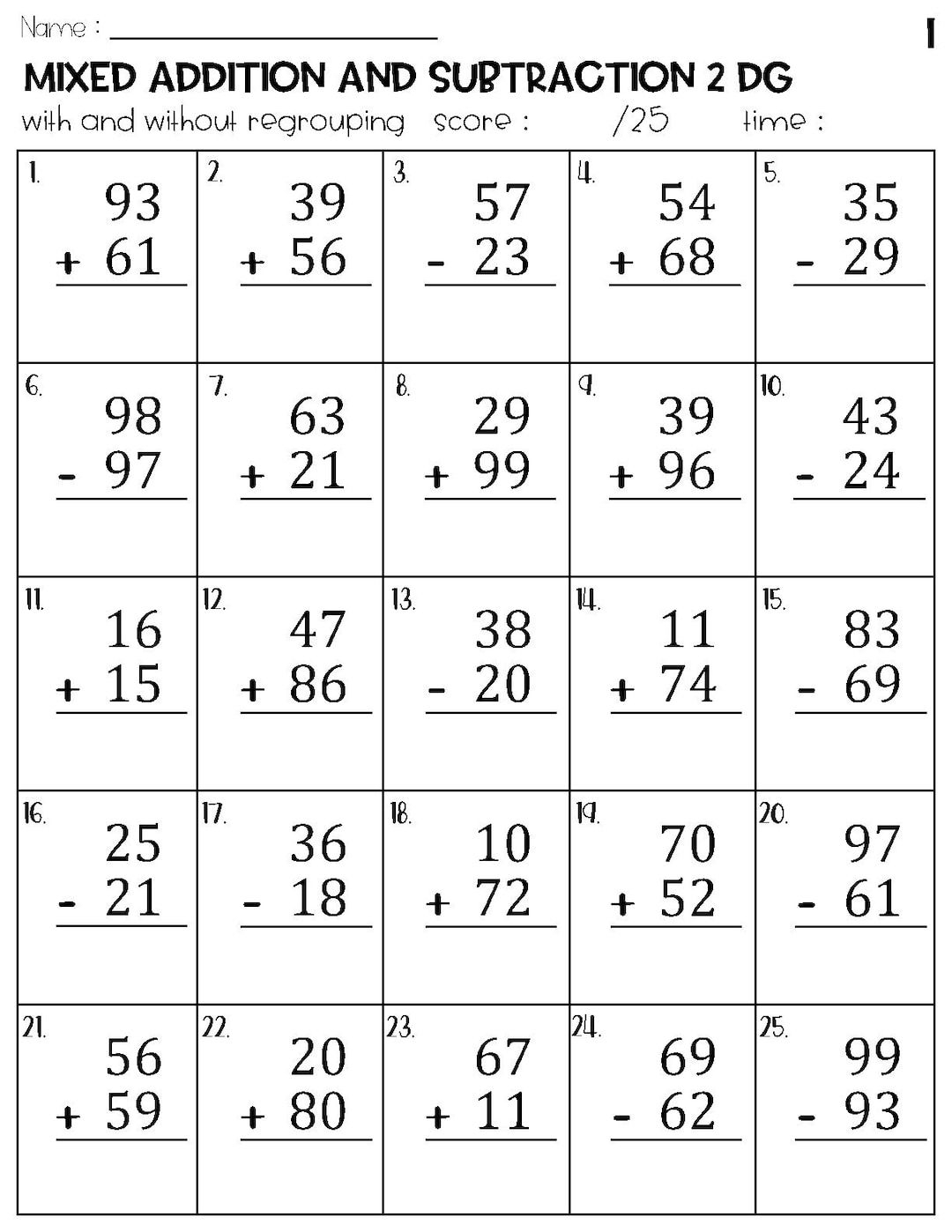 30 6 Digit Addition And Subtraction Worksheets