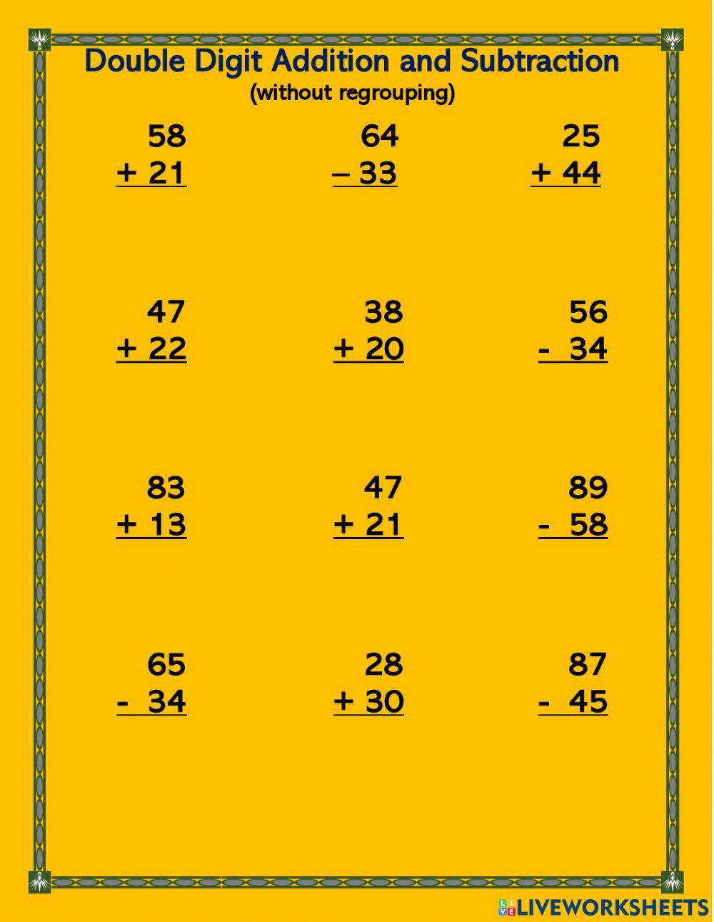 30 6 Digit Addition And Subtraction Worksheets