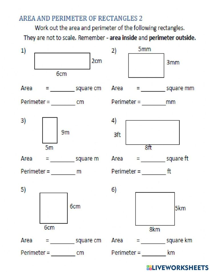 30 Area And Perimeter Worksheets Irregular Shapes