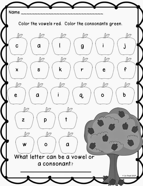 30 English Worksheets For Kindergarten Vowels