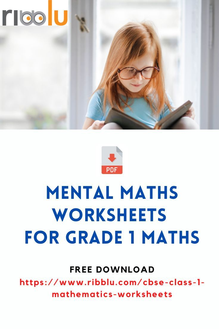 30 Grade 1 Math Worksheets Cbse