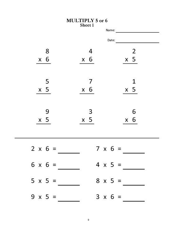 30 Multiplication And Division Worksheets Grade 2