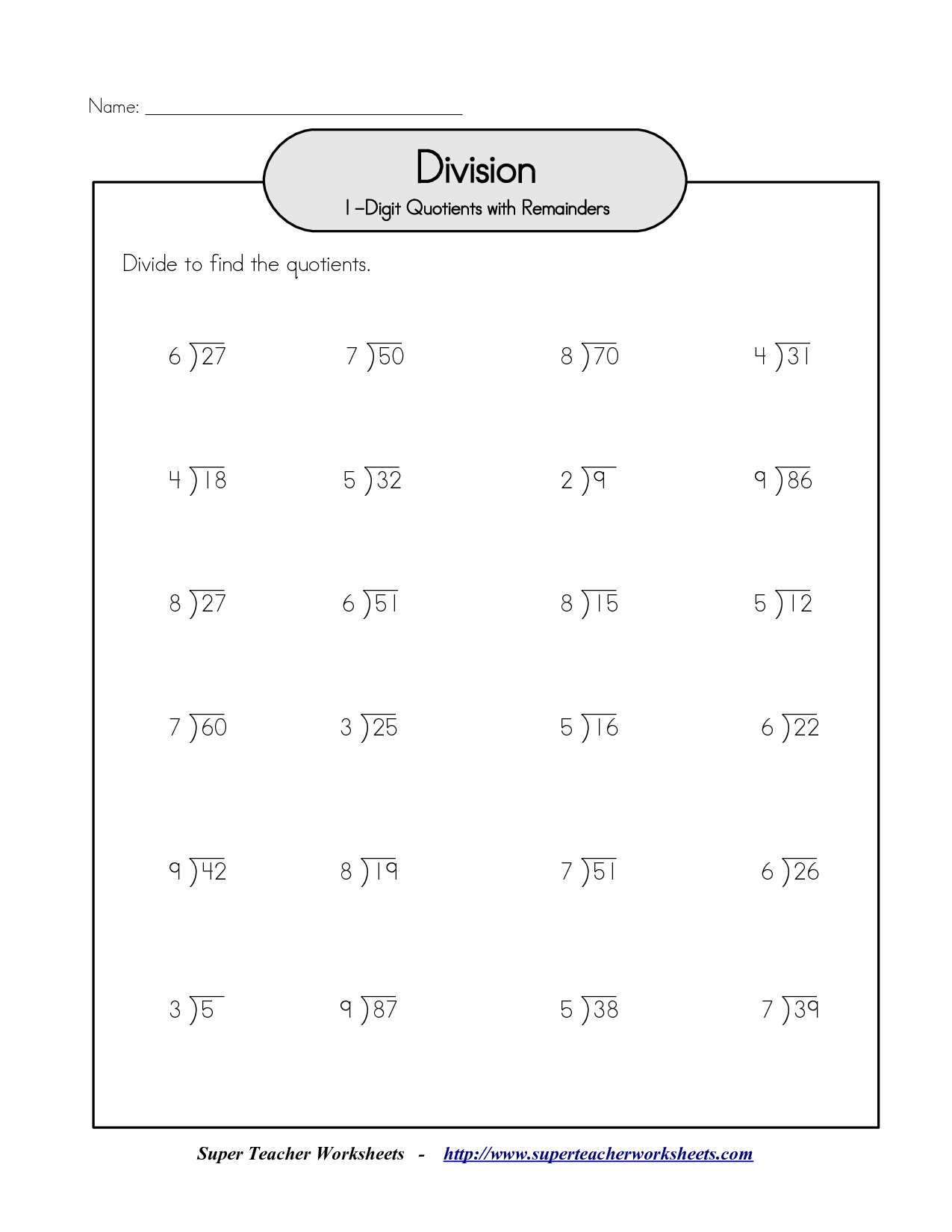 30 Multiplication And Division Worksheets Grade 2