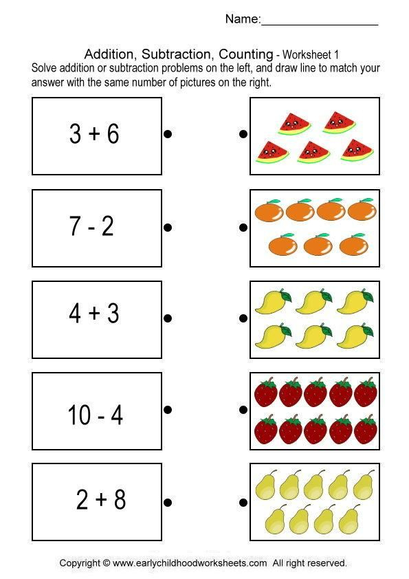 30 Worksheets Of Addition For Kids