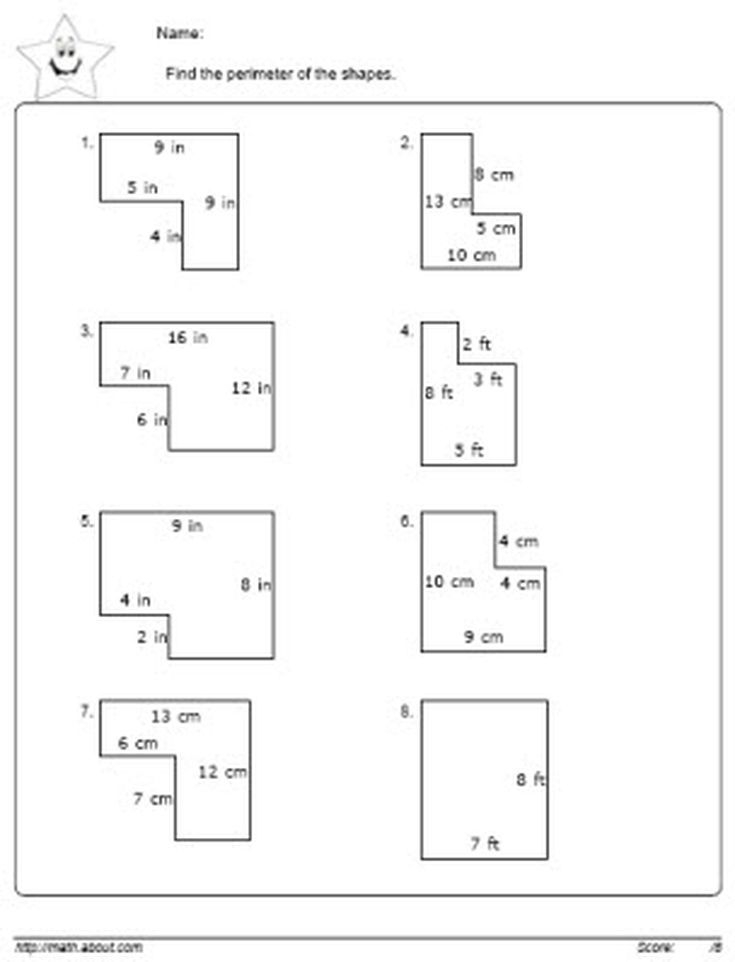 35 Area And Perimeter Worksheets Irregular Shapes