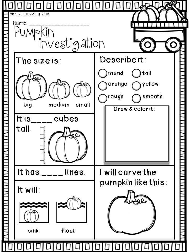 35 Autumn Math Worksheets For Kids