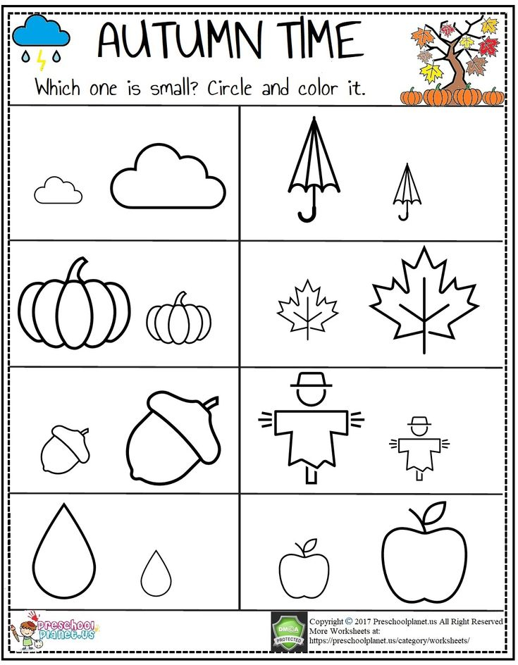 35 Autumn Math Worksheets For Kids