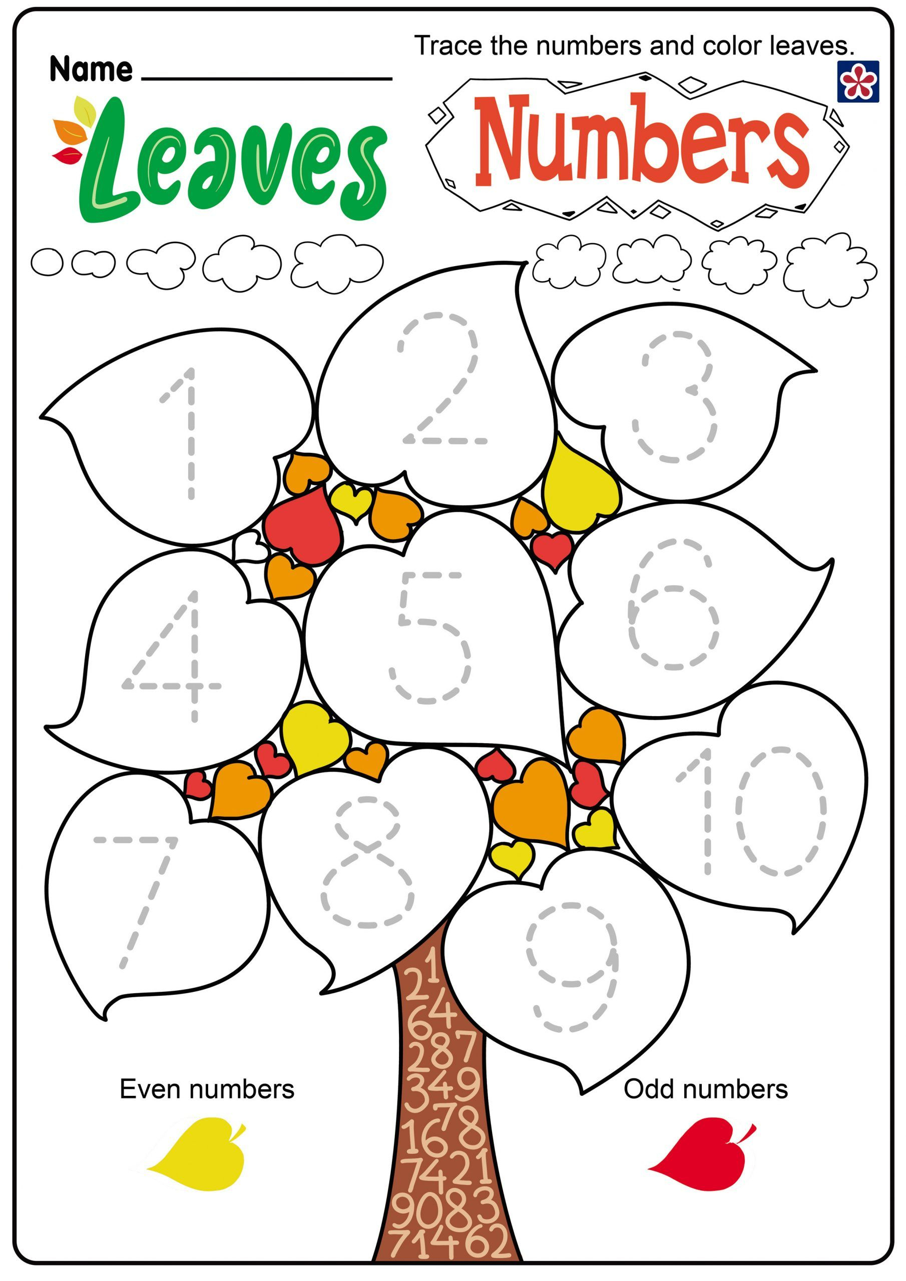 35 Autumn Math Worksheets For Kids