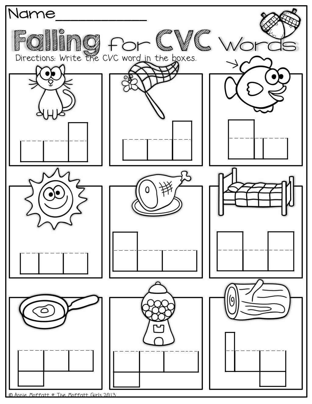 35 Cvc I Words Worksheets Kindergarten